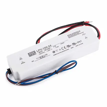 Блок живлення Mean Well 100W 4.2A 24V IP67 LPV-100-24, фото 2