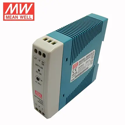 Блок живлення Mean Well на DIN-рейку 20W 1A 24V MDR-20-24, фото 2