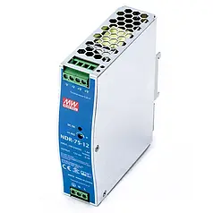 Блок живлення на DIN-рейку Mean Well 75W 6.3A 12V NDR-75-12