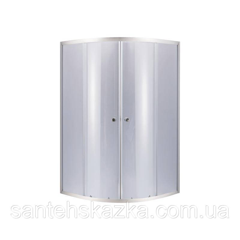 Душевая кабина Lidz Latwa SC80x80.SAT.HIGH.GR, стекло тонированное 4 мм без поддона, фото 1