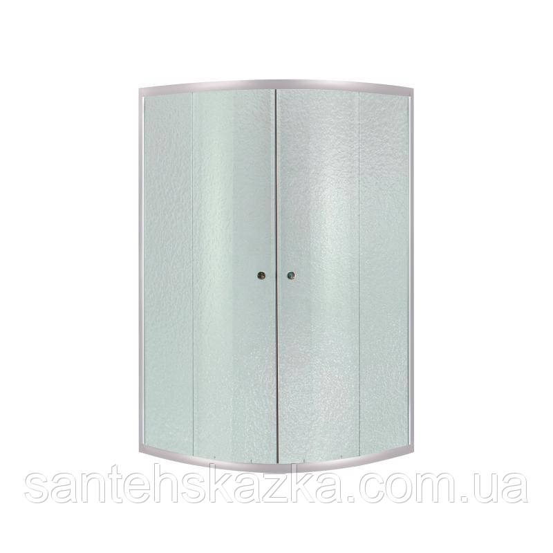 Душевая кабина Lidz Latwa SC80x80.SAT.MID.FR, стекло Frost 4 мм без поддона, фото 1