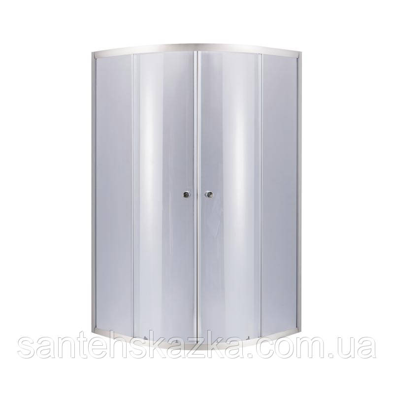 Душевая кабина Lidz Latwa SC90x90.SAT.MID.GR, стекло тонированное 4 мм без поддона, фото 1