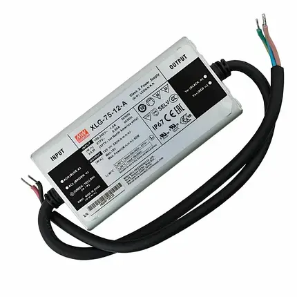 Блок живлення Mean Well 75W 12V 5А IP67 XLG-75-12-A, фото 2