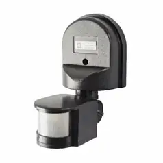 Датчик руху настінний ЄВРОСВІТЛО SW-01 180° Чорний 000040943