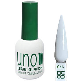 Кольоровий гель-лак Gel Polish для нігтів, 12ml. Молочний 170