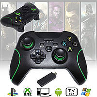 Игровой беспроводной геймпад X-ONE аккумуляторный джойстик для XBox One, PlayStation 3, PC, Android Black