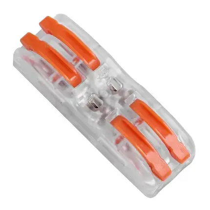 Клема швидкого монтажу Biom WT-F422 2 входи-2 виходи 32A 400B 0.08-4mm2 21037, фото 2
