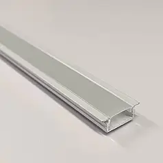 Комплект Biom профіль врізний LPV-7W 6,8х16мм білий + розсіювач матовий LPV-7W+ LM-UT