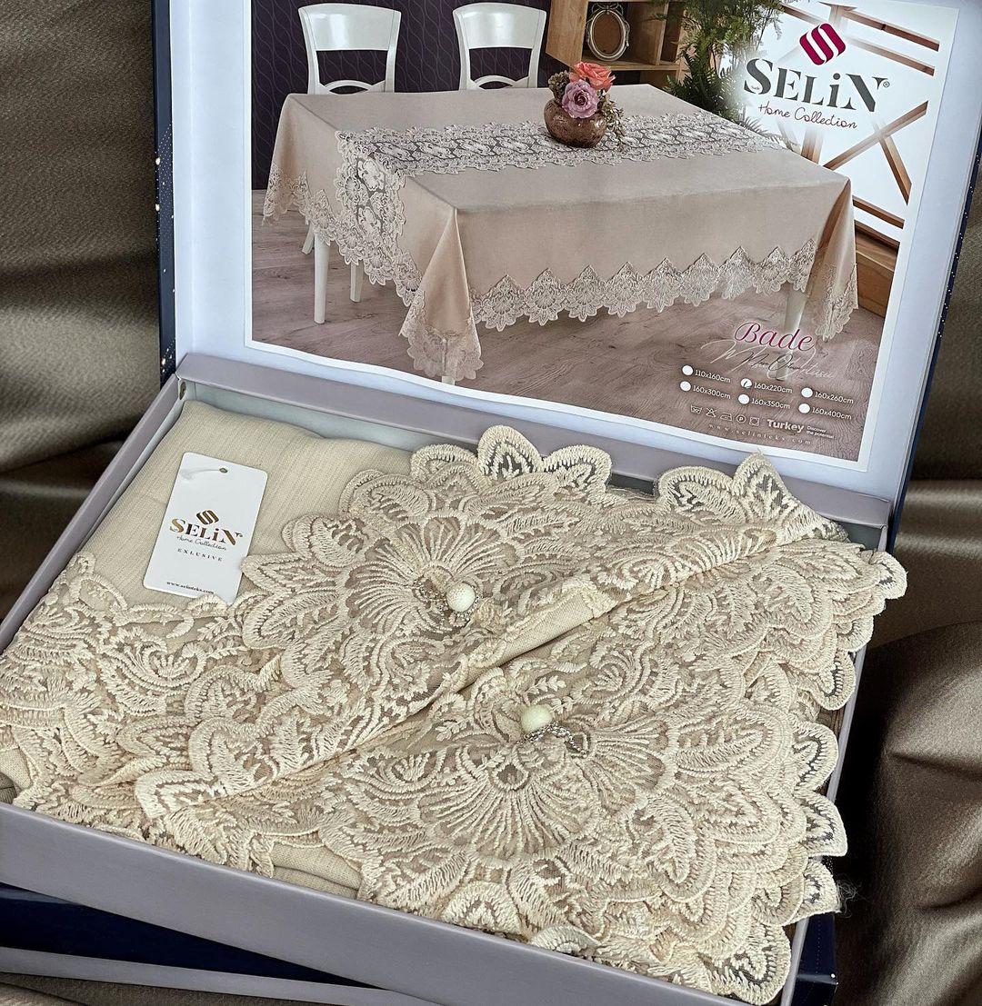 Лляна скатертина Selin турція