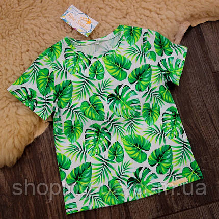 Дитяча футболка тропічні листя Five Stars KD0431-122р, фото 2