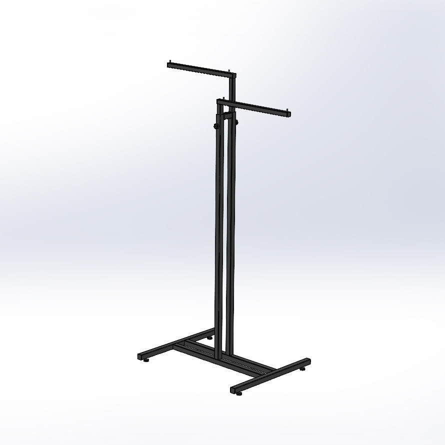 Стійка двостороння. Острівна конструкція/острів для магазину одягу.