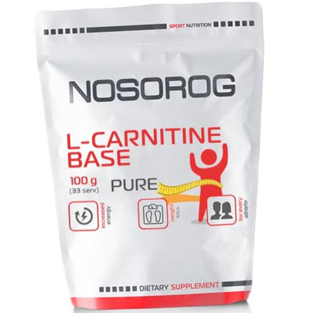 Л-карнітин NOSORIG L-Carnitine Base 100 g Комплекс для схуднення і зниження ваги