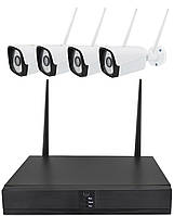 Комплект відеоспостереження бездротової DVR MELAD HD 5G KIT WiFi 4ch набір на 4 камери (11532)