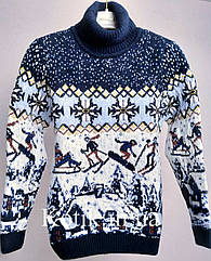 Светр підлітковий Pulltonic Лижники 11-12 років (146-152)