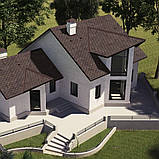 Бітумова черепиця Акваізол Стандарт Мозаїка Кориця, фото 3