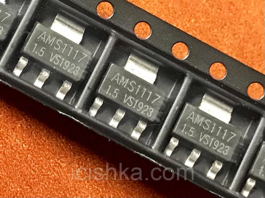 AMS1117-1.5 (LM1117) SOT223 — Лінійний стабілізатор 1.5V