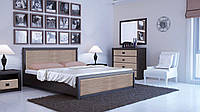 Комплект мебели для спальни Коэн МДФ 5 модулей Gerbor, венге магия/штрокс темный