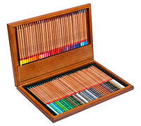 Набір кольорових олівців Marco Renoir 72 кольору, в дерев'яному пеналі