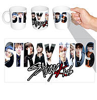 Чашка белая k-pop Stray Kids (z1269)