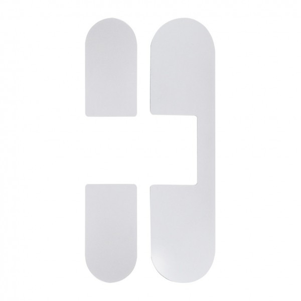 AGB Art. E302001334 Комплект ковпачків для петлі Eclipse 3.1 матовий хром (47544), фото 1