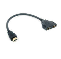 Разветвитель HDMI сплитер на два монитора 2HDMI