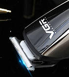 Машинка для стрижки волосся бездротова 6 в 1 VGR V-029, сріблясто-чорна, фото 10