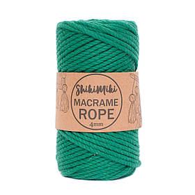 Еко шнур Shikimiki Rope 4mm, колір Зелений