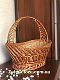 Кошик з лози святковий. Арт:4046, фото 8