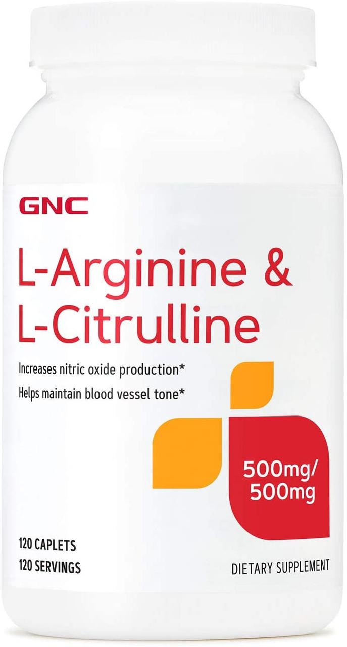 GNC L-Arginine & L Citrulline 120 caplets
