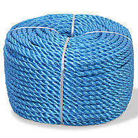 Скручена Мотузка Синій 100 м 10 мм Поліпропілен