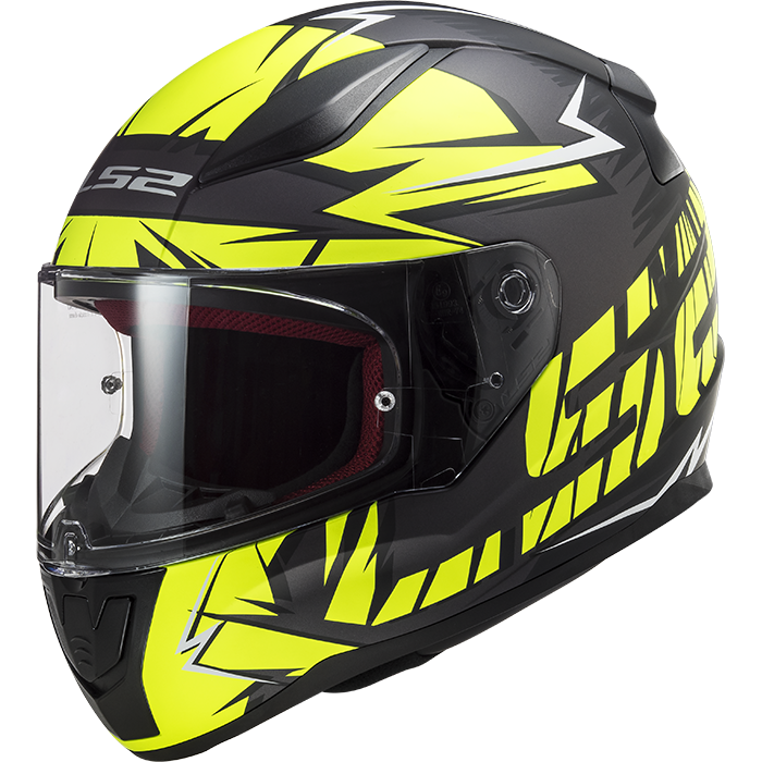 Мотошолом LS2 FF353 rapid cromo black h-v yellow