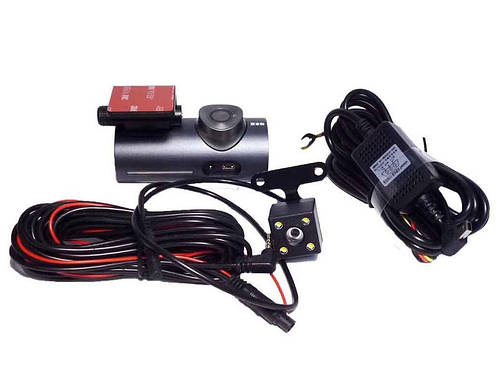 Автомобільний відеореєстратор DVR V7 Wi-Fi на дві камери, фото 3