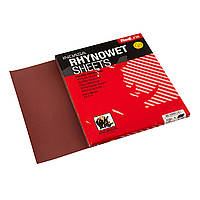Абразивные Водостойкие латексные листы INDASA Rhynowet red line, 230*280мм зерно Р60- P1200 (упаковка-50 шт.) 800