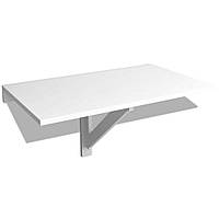 Розкладний пристінний столик Білий 100х60 см
