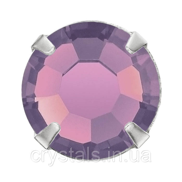Стрази в ланцюгах Preciosa (Чехія) ss10 Amethyst Opal/срібло