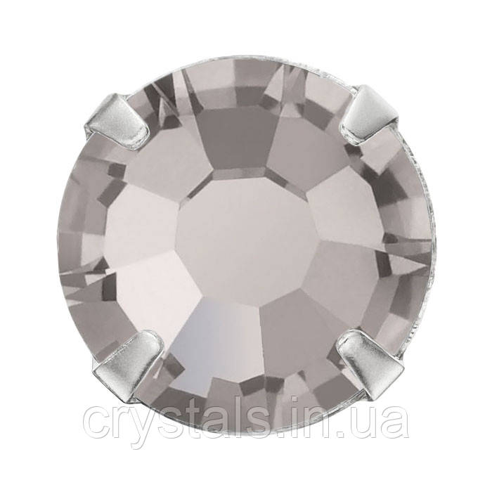 Стрази в ланцюгах Preciosa (Чехія) ss10 Crystal Velvet/срібло