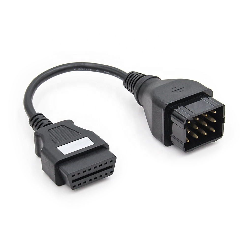 Перехідник OBD2 16 pin на 12 pin Renault повна розпіновка