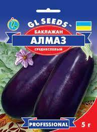 Насіння Баклажан Алмаз 5г GL SEEDS.Середньостиглий., фото 1