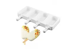 Силіконова форма для євродесертів Ескімо 4 шт.