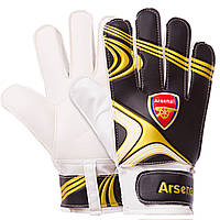 Футбольные перчатки детские вратарские перчатки ARSENAL BALLONSTAR FB-0029-06, 5: Gsport 6