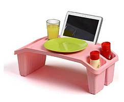 Стіл-органайзер дитячий пластиковий універсальний. Рожевий