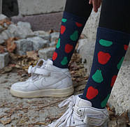 Шкарпетки високі весна/осінь Neseli Coraplar Daily 9993 ЯБЛОКИ ГРУШІ Туреччина one size (37-40р) НМД-0510611, фото 3