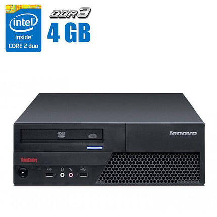 ПК Lenovo ThinkCentre/Core 2 Duo E8400 (2 ядра по 3.0 GHz/4GB DDR3 /320GB HDD/ GMA Graphics 4500 / DisplayPort, фото 1