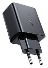 Зарядний пристрій (зарядка) для телефону ACEFAST A5 Type-C + USB 2.4 А Чорний, фото 3