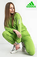 Жіночий спортивний костюм-двійка з двонитки, худі та штани спортивні — Adidas Mishely. M