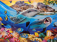 Пазлы «Дельфины в тропиках» 1000 элементов 68*47 см Касторленд ТМ Castorland