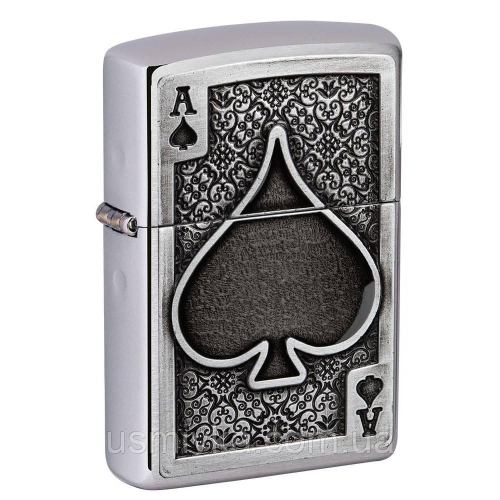 Zippo 49637 Ace of Spades Emblem Design