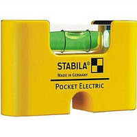 Мінірівень STABILA Pocket Electric магнітний для електриків 7х2х4 см