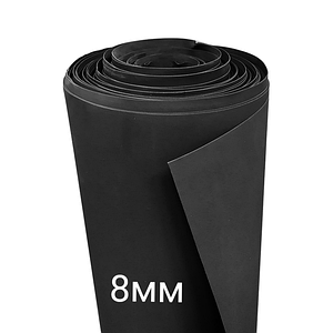 Матеріал EVA ЧОРНИЙ у рулонах.Товщина 8 мм. Висота рулону 1 м. Мінімальне замовлення від 3 метрів.