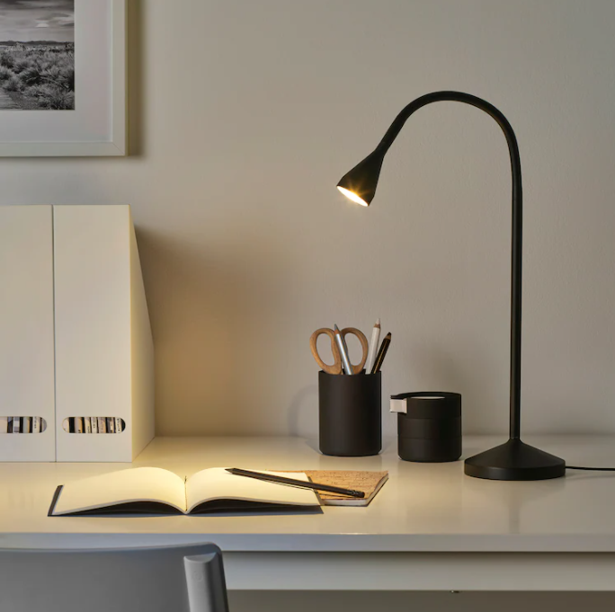 Настольная лампа IKEA NAVLINGE LED черный (804.044.22) - фото 3 - id-p1554346248